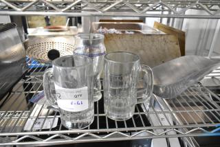 ALL ONE MONEY1 Lot of Various Items Including Glasses and Ice Scoop - Item #1203042