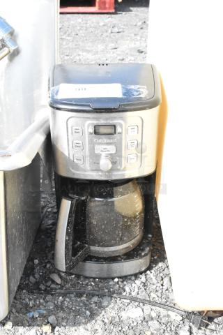 Cuisinart Countertop Coffee Machine w/ Coffee Pot. 120 Volts, 1 Phase. - Item #1203059
