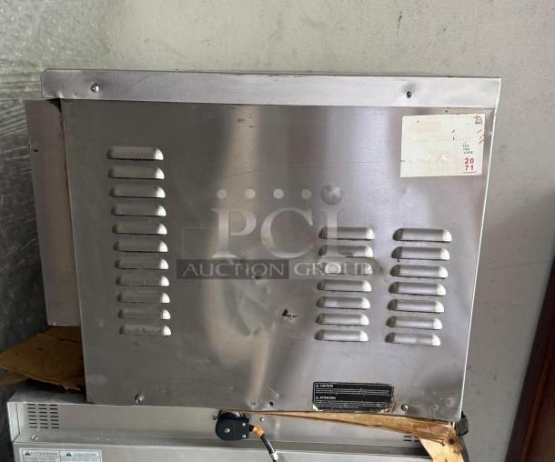 TurboChef TORNADO NGC electric rapid cook oven, 208/240V, ventless, one-touch controls, stainless steel, good condition.