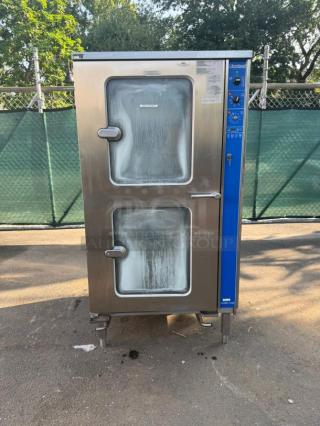 Cleveland Combi Craft Oven, stainless steel, double door, used condition, control panel on side with visible dials.