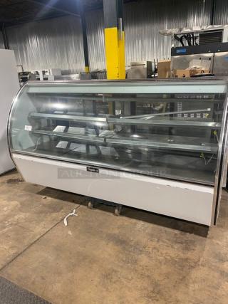 Leader Commercial Stainless Steel Curved Glass 96