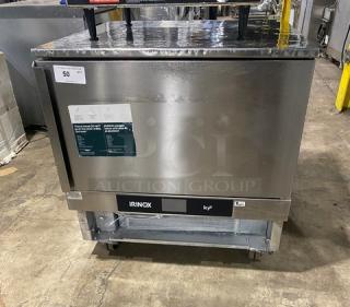 Irinox Icy Series Commercial Stainless Steel Solid Single Door Undercounter Blast Chiller/Shock Freezer! With Chrome Plated Wire Racks! Model: ICY S SN: 190900134M! 208V 2 Phase! On Casters! - Item #1203745