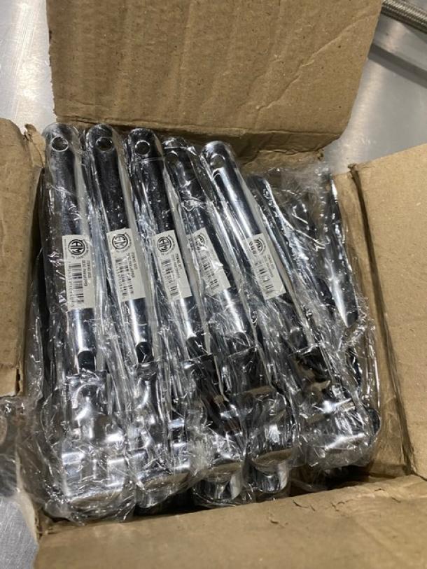 New Amercian Metalcraft Model 9525 pan grippers, nickel-plated, in box. Condition: New, labeled for commercial use.