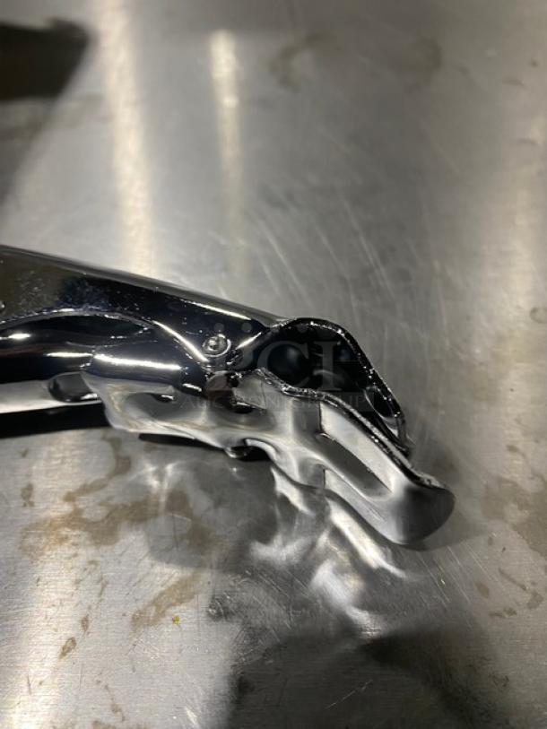 NEW! American Metalcraft nickel-plated pan gripper, Model 9525, shiny finish, commercial-grade quality.