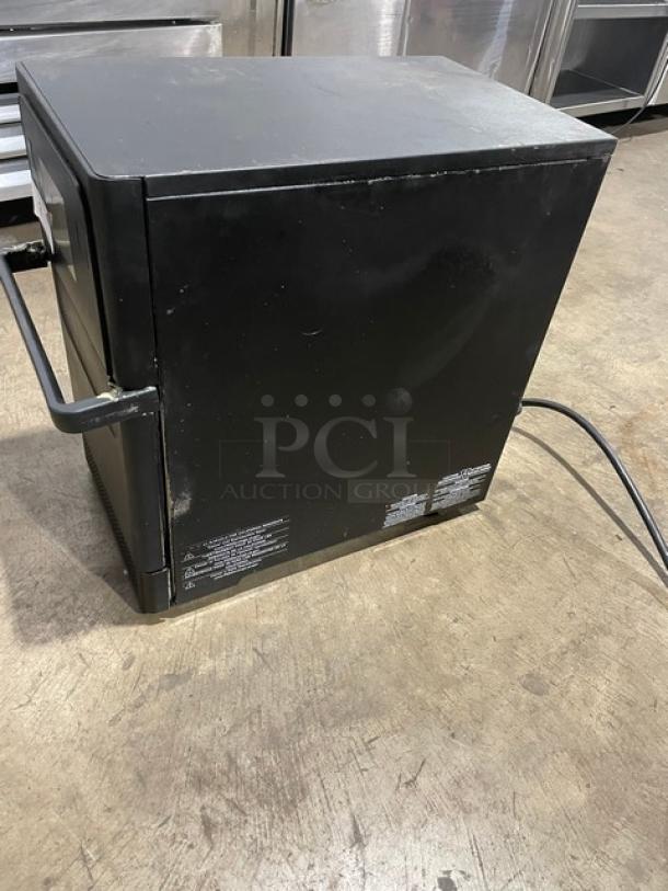 MerryChef Eikon E2S electric countertop rapid cook oven, black, 208/240V 1 Phase, late model, good condition.