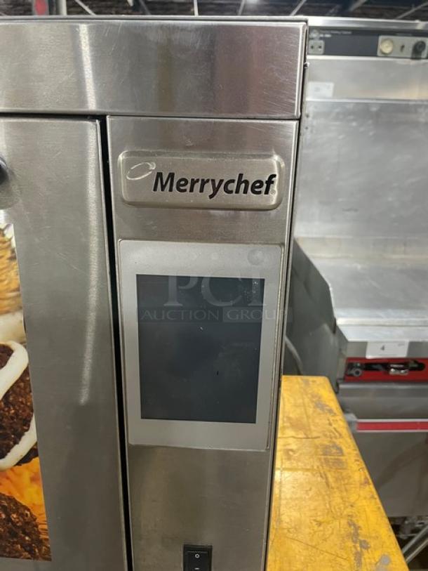 MerryChef Eikon E3 stainless steel rapid cook oven, 2017 model, with EasyTouch touchscreen, commercial-grade, 208/240V.