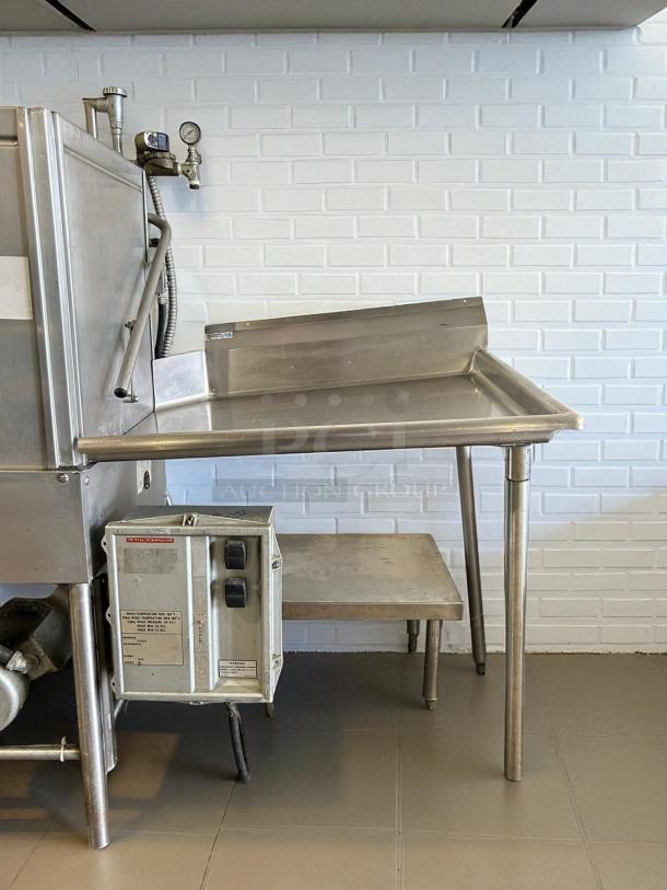 ALL STRONG stainless steel right drain board, fully tested, durable, pairs with lot 3, excellent condition.