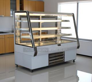 Cooltech CMPH-60HB pastry display case, 60", excellent condition, glass shelves, internal lighting, fully tested and working.