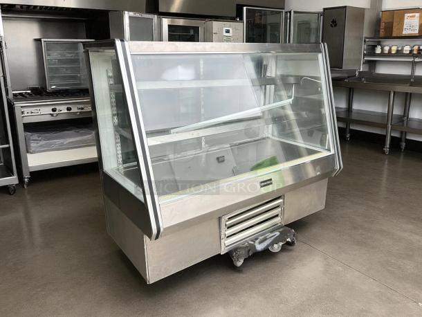 Cooltech CMPH-60HB pastry display case. Amazing condition, 60", stainless steel, fully tested, glass shelves.