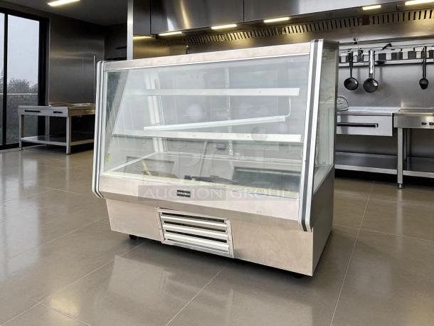 Cooltech CMPH-60HB pastry display case, 60", stainless steel, glass front, amazing condition, fully tested and working.