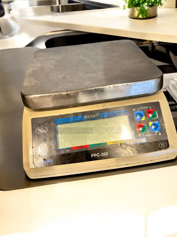 Yamato PPC-300 digital portion control scale, fully tested and working, with visible control buttons and display.