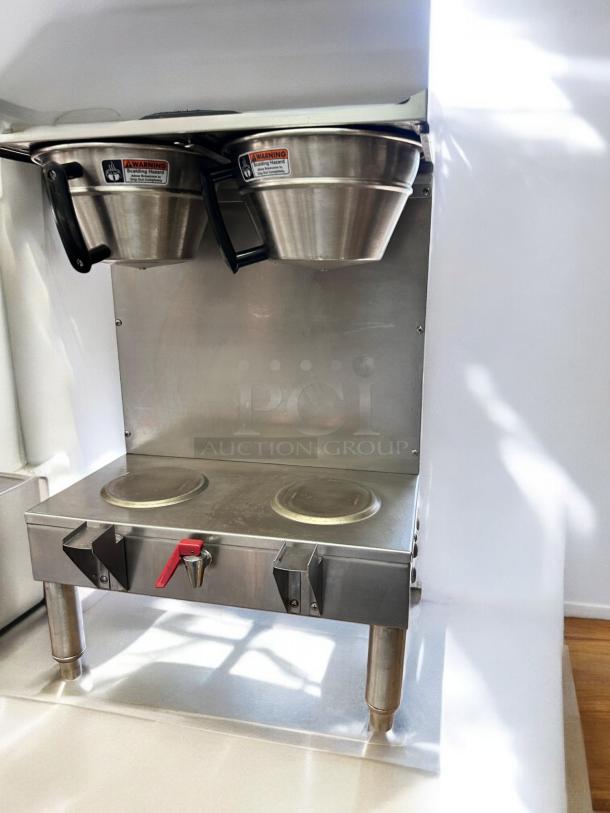 Curtis G4 ThermoPro Twin Automatic Coffee Brewer, dual system, stainless steel, 220V, fully tested, excellent condition.