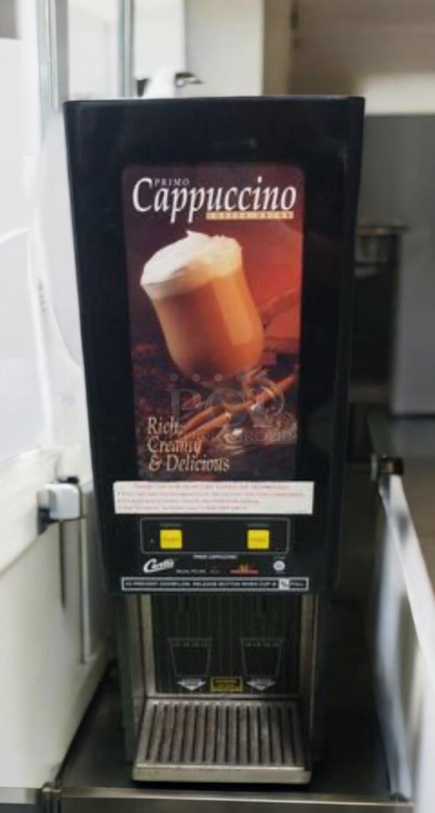 Curtis PC2D-10-02 dual flavor cappuccino dispenser in pristine condition, 120V, fully tested and working.