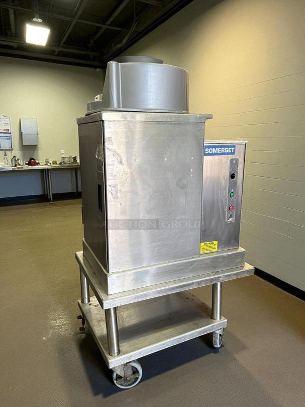 Somerset SDR-400 dough rounder, excellent condition, stainless steel, 115v, tested and working, control panel with indicator lights.