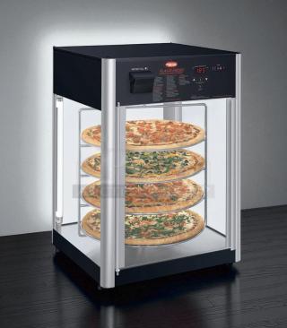 Star HFD-2A heated display cabinet, excellent condition, rotating racks, 120V, fully tested, for showcasing food.