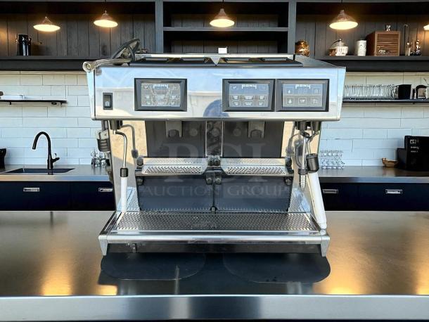 Pony Espresso PONY 4, 2-group commercial espresso machine in excellent condition, fully tested, 220V, metal casing.