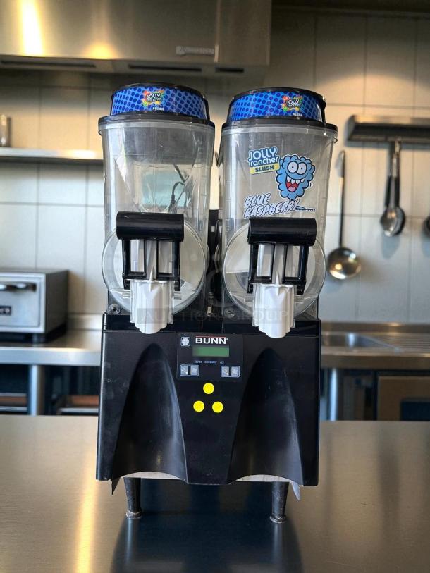 Bunn Ultra-2, 34000.0522 double 3-gallon granita machine in excellent condition, featuring autofill, fully tested and working.