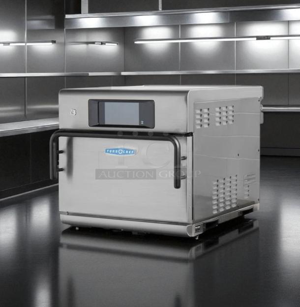 TurboChef i3 Electric Countertop Rapid Cook Ventless Oven, stainless steel, touchscreen controls, tested and working.