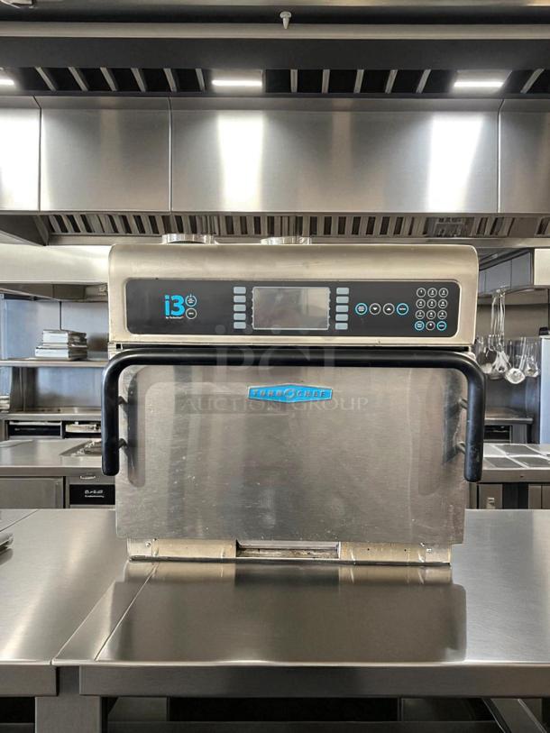 TurboChef i3 electric countertop rapid cook oven, ventless, one-touch controls, 208/240V, 3 phase, fully tested, working.