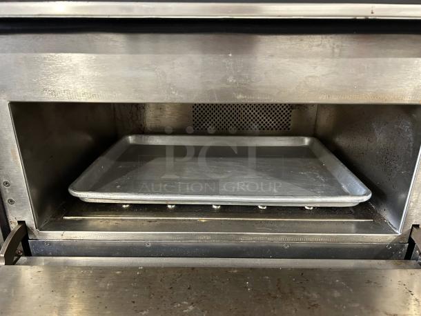 TurboChef i3 electric countertop rapid cook oven, ventless, 208/240V, 3 phase, with tray, tested and working condition.