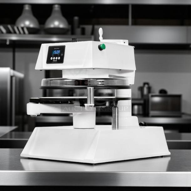 Proluxe DP2010M 22" pizza dough press, amazing condition, mold inserts, fully tested, countertop model, digital controls.