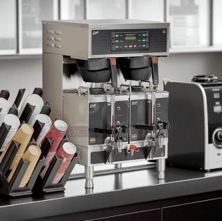 Outstanding Find - Curtis GEMTS10A1000 Automatic Twin Coffee Brewer w/ (2) Lower Warmer & Hot Water Faucet, 220v/1ph - Fully Tested & Working! - Item #1203206