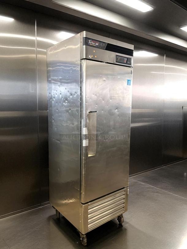 Turbo Air TSF-23SD-N Reach-In Freezer, 27" solid door, stainless steel, LED lighting, tested and fully working condition.