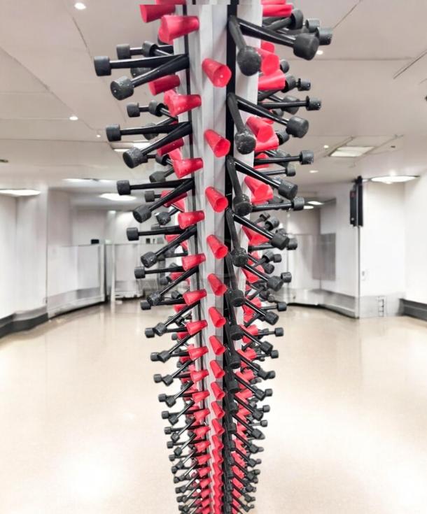 Custom Commercial stainless steel skewer/kebab rack stand, vertical design, excellent condition, mobile, tested and working.