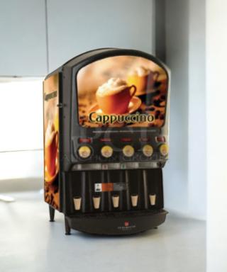Excellent Condition – Grindmaster PIC5 – 4-Flavor Cappuccino/Hot Beverage Dispenser – 120V – Fully Tested & Working! - Item #1203372