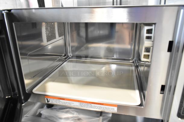 2024 Solwave 180MW1000SS microwave, stainless steel, push button controls, 120V, 1 phase. Pristine condition.