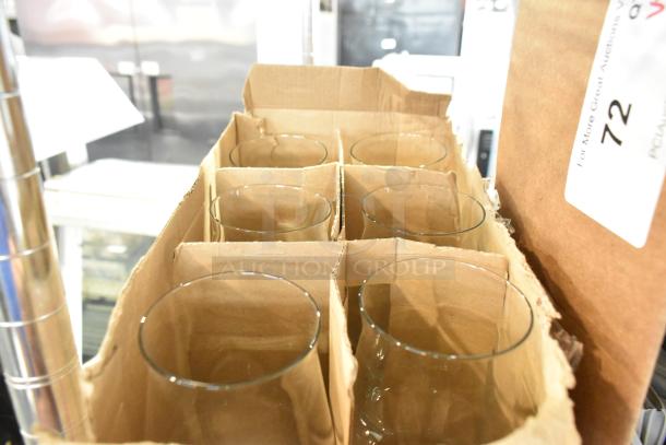 Box of 6 Rastal Craft Master One 16 oz. beer glasses, brand new with minor packaging dents, visible label reads "72".