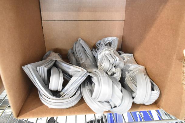 4 new Avantco 178GSKT11148 drawer gaskets in box. Scratch and dent condition, for CBE-48-HC. Wrapped and labeled.