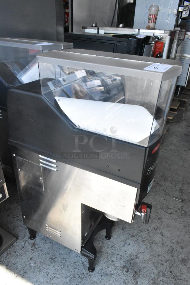 BRAND NEW Grindmaster RGNB-20H stainless steel coffee machine with hot water dispenser; scratch and dent condition.