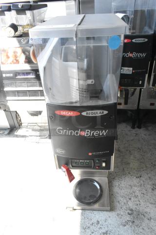BRAND NEW Grindmaster GNB-21H Coffee Machine, stainless steel, hot water dispenser, metal brew basket, 120V, 1 Phase.