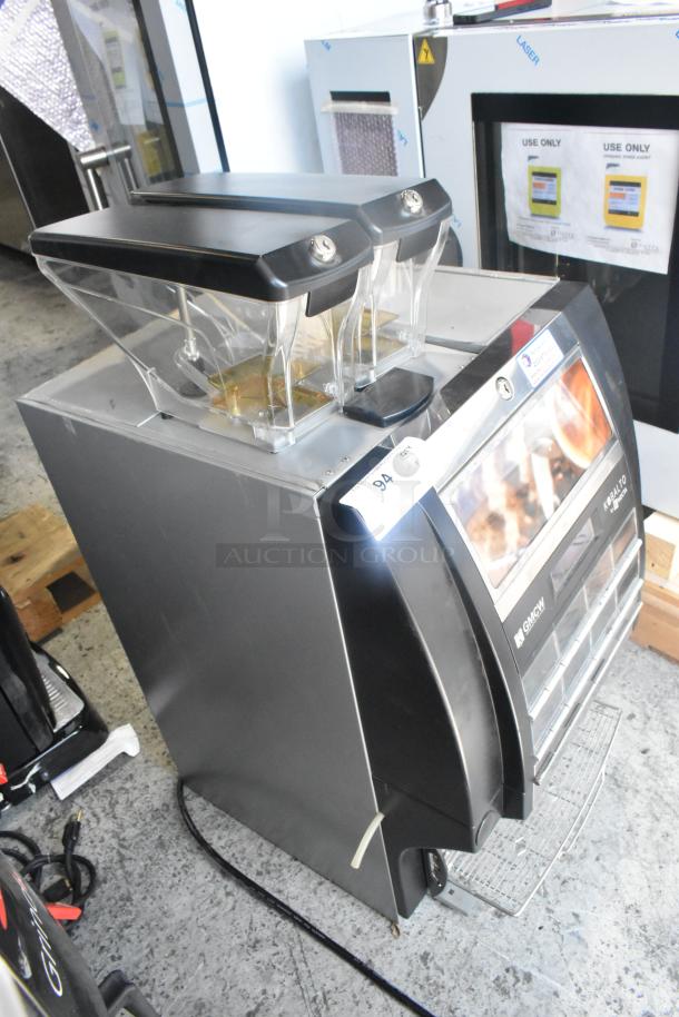 Necta Kolbalto Metal Commercial Espresso/Cappuccino Machine, countertop model, 208/250V, 1 Phase, with dual hoppers.