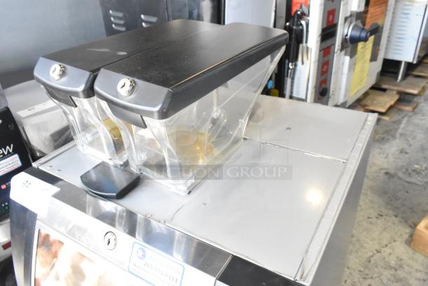 Necta Kolbalto metal commercial espresso machine, countertop model, automatic, dual compartments, 208/250V, 1 phase.