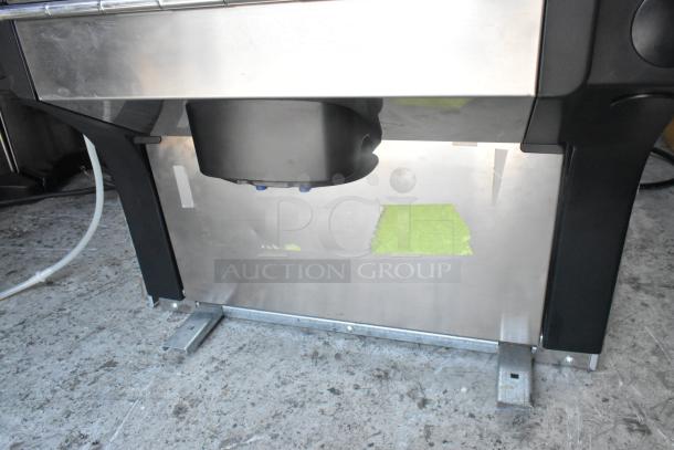 Necta Kolbalto metal espresso machine, commercial grade, countertop model. Operates on 208/250V, 1 phase. Used condition.