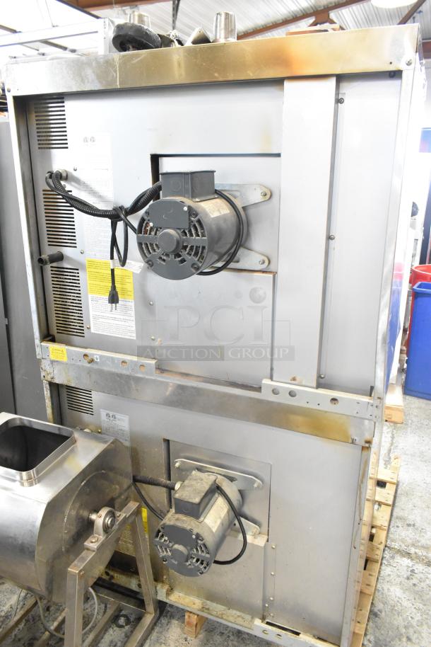 2 Cook Rite ATCO-513NB convection ovens, stainless steel, natural gas, view-through doors, 46,000 BTU, used condition.
