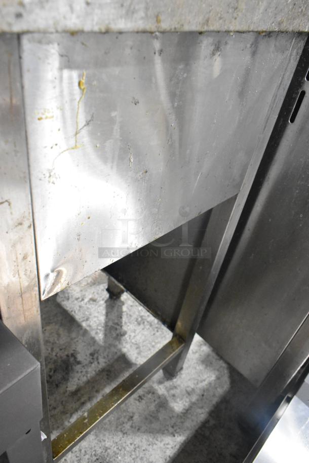 Selm SLT-05THS stainless steel commercial single bay steam table, shows signs of wear, ideal for high-volume kitchens.
