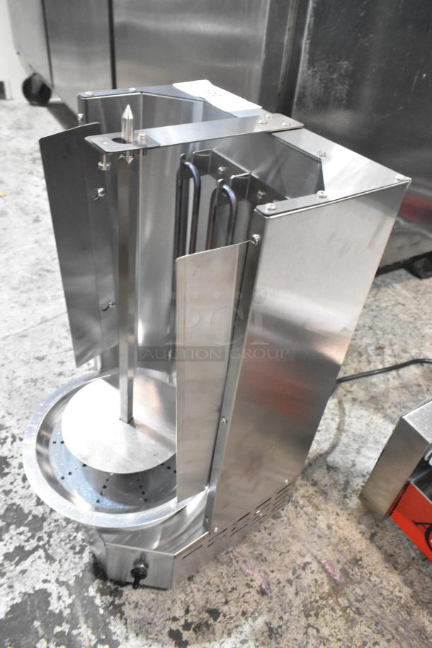 Avantco 177VBE101A Stainless Steel Electric Vertical Broiler, 20 lb, 120V, 2024 model, brand new condition, slight scratches.