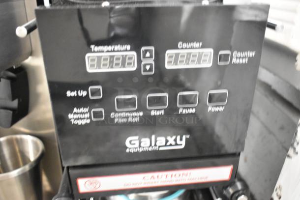 BRAND NEW 2024 Galaxy 177CSFA cup sealing machine, scratch and dent condition, 110V, 1 Phase, control panel with display.
