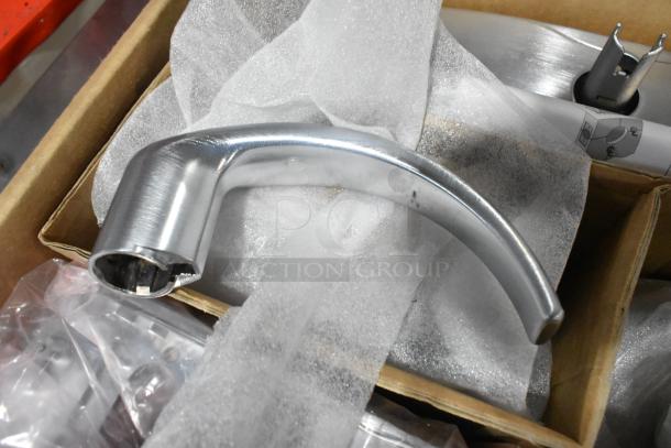 Brand new CO100CY70KPSPA626BR storeroom keypad handle, silver finish, slight scratches, in original packaging.