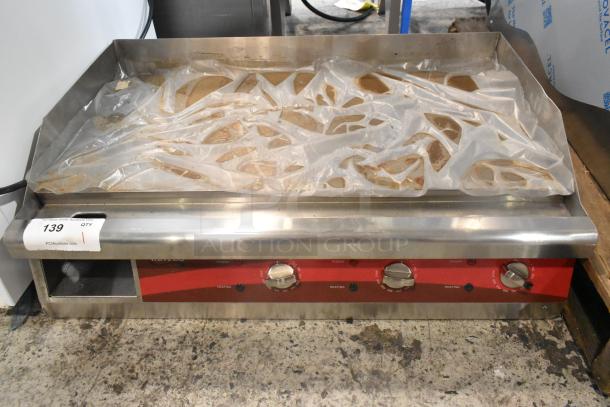 Brand new Avantco 177EG30N stainless steel 30" electric countertop griddle. Scratch and dent condition, 208/240V, 1 phase.