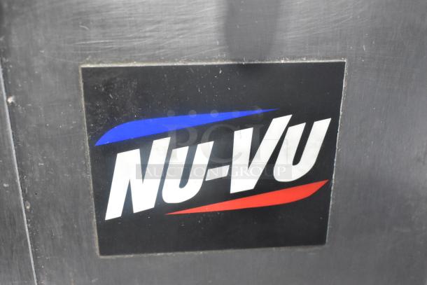 Nu Vu SUB-123 stainless steel commercial oven proofer with logo; on casters; 208V, 3-phase, floor style.