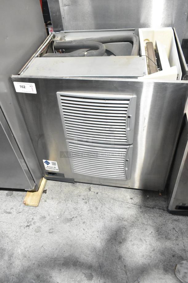 2020 Scotsman C1030MA-32F stainless steel ice machine head, 208/230V, 1 phase; used condition, asset ID visible.