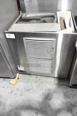2020 Scotsman C1030MA-32F stainless steel ice machine head, 208/230V, 1 phase; used condition, asset ID visible.