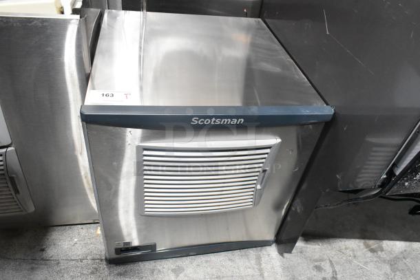 2022 Scotsman NH0622A-1B stainless steel ice machine head, 115 volts, 1 phase, excellent condition, model visible.