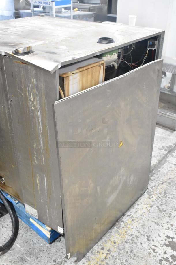 Rational LM100CE.AXXXX stainless steel iCombi Pro combi convection oven, visible wear, 440/480V, 1 phase.