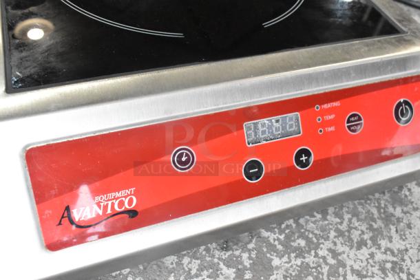 2021 Avantco 177IC3500 stainless steel induction range, digital display, 120V, like new in original box.
