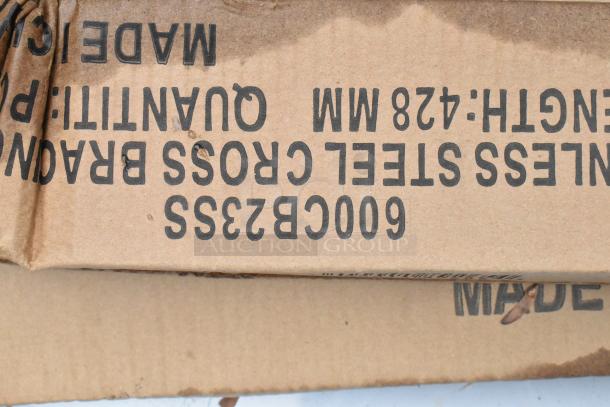 Regency 600S1232324L stainless steel sink, single bay with left drain board, new condition, scratch and dent packaging.